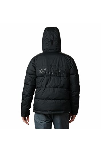 Columbia Iceline Ridge Erkek Siyah Kapüşonlu Mont
