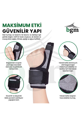 bgm Thumb Splint Support Splint High Quality Dequervain Detecting Splint