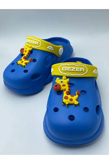 GEZER Boy's Cross Slippers - PAPAPAGAN Patterned