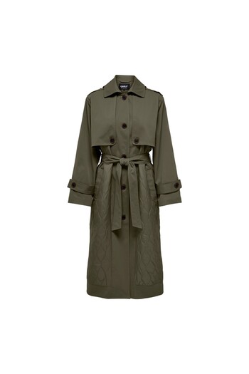 ONLY Khaki Women's Trench Coat 15293269