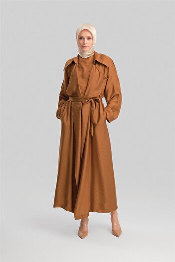 Armine 24Y6820 Model Brown Belted Double Set