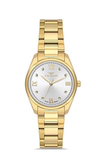 FERRO Fl21502 Women's Wristwatch - Gold Color