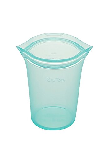 Zip Top Microwave and Dishwasher Safe BPA-Free Airtight Reusable Silicone Snack Container 24oz