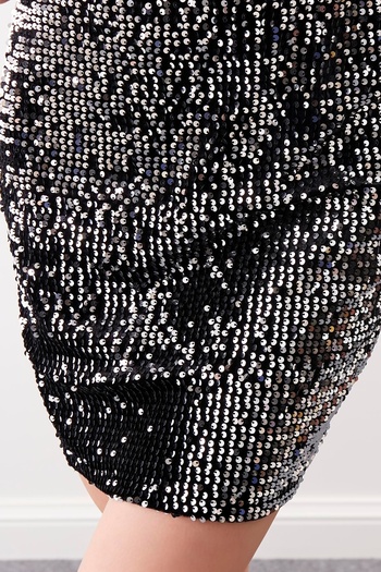 Vitrin Sequined Mini Skirt