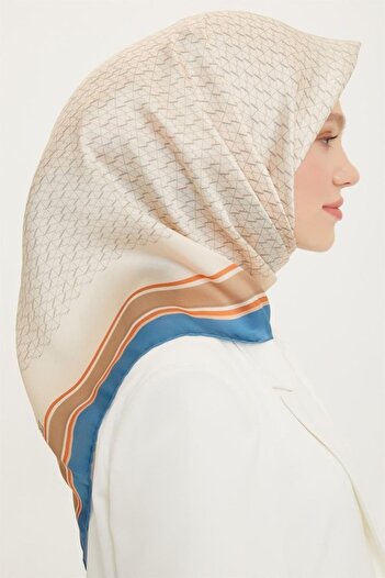 Armine Nostalgia Series Silk Twill Scarf 8724D-02