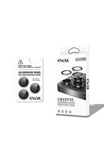 Evax Armor Lens - iPhone 16 Pro Max/16 Pro Compatible, Natural Titanium Camera Protector
