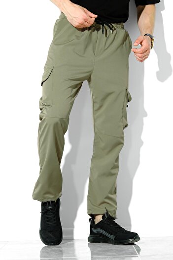Oksit Luigi Slim Fit Court Parachute Outdoor Men's Tracksuit Bottom with Cargo Pocket