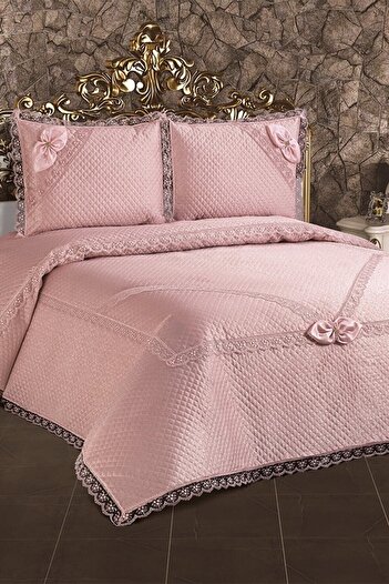 Çeyizci Naime Pique Set and Bedspread