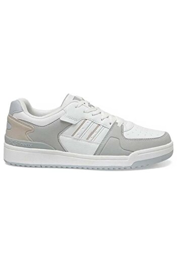 Kinetix Wilmo Pu Sneaker Unisex Sports Shoes White-grey
