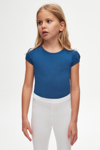LOVETTI White Girl's Plain Basic Below the Knee Capri