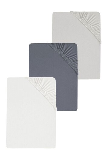 COTENCONCEPT 3 Single Cotton Combed Sheets - 140x200 cm Elastic