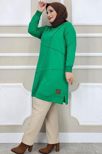 PYS Women's Nervured Stitching Teseture Tunic