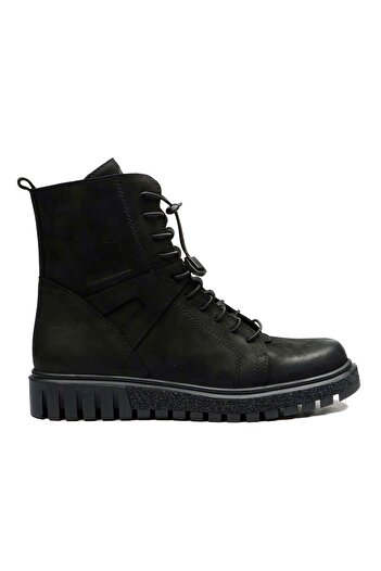 Hammer Jack 102-17945-Z Γνήσιες δερμάτινες μπότες Unisex ΜΑΥΡΟ