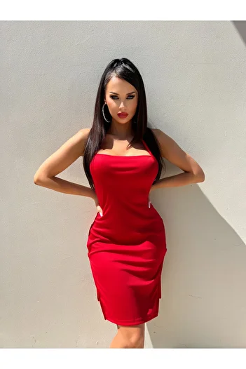 The Endless Love Women's Deep Slit Ring Mini Dress