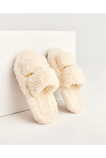 Chirpy Women's Adjustable Furry House Slippers - Band