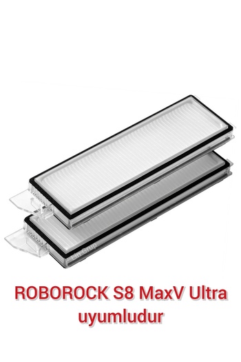 LİN GRUP Φίλτρο Hepa 2 τεμαχίων συμβατό με Roborock S8 MaxV Ultra