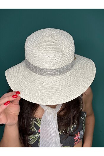laviyonsa Straw Hat with Ties