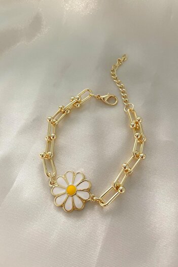 Modex Gold Daisy Figured Bracelet