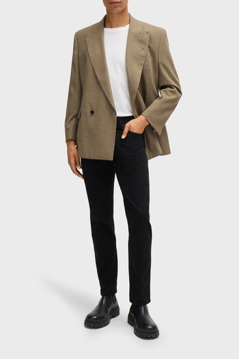 BOSS Slim Fit Normal Bel Düz Paça Pantolon Erkek PANTOLON 50524421 001