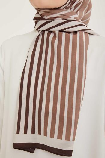 Armine Trend Line Pattern Modal Shawl 5746-16