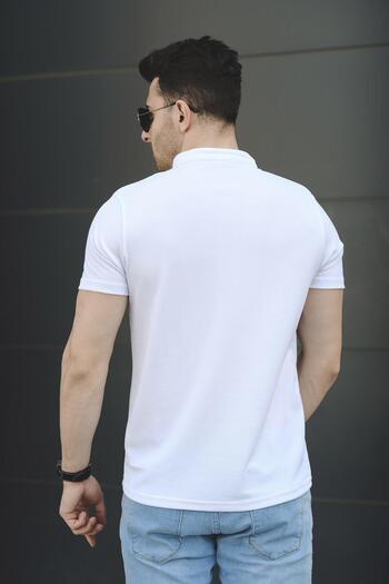 Oksit Ανδρικό μπλουζάκι Roderick Judge Collar Honeycomb Fabric Half Zipper