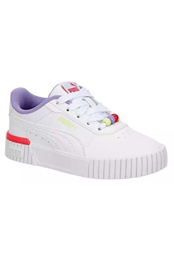 Puma Carina 2.0 Pearls Ps 398478-01 Sneaker Çocuk Spor Ayakkabı BEYAZ