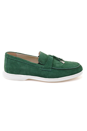 Desa Ανδρικό δερμάτινο σουέτ Loafer Kaitlin Green