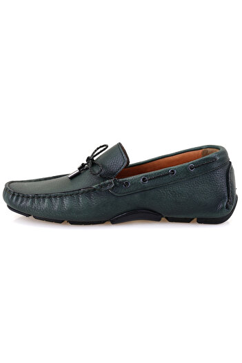 Desa Ανδρικό δερμάτινο loafer Adriana Green
