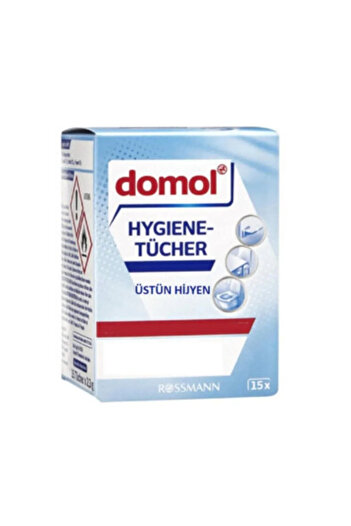 DOMOL Islak Temizlik Bezi Tuvalet Hijyeni Için 15 Adet