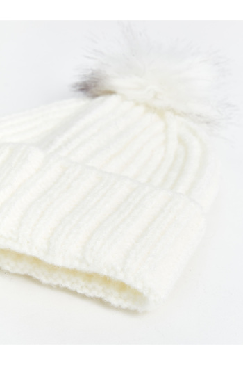 LC Waikiki Plush Pompom Women's Beret