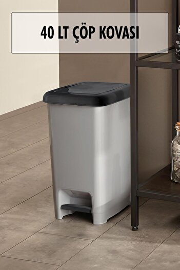 EWs 40 Liter Push Trash Can