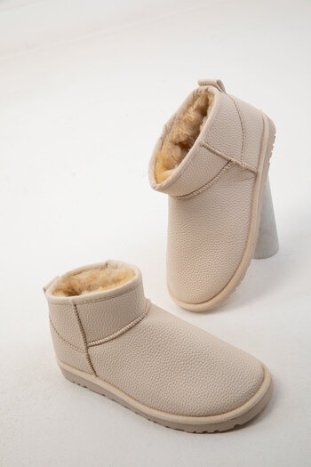 SOHO Μπεζ Γυναικείες Μπότες - 20024 Model Bootie