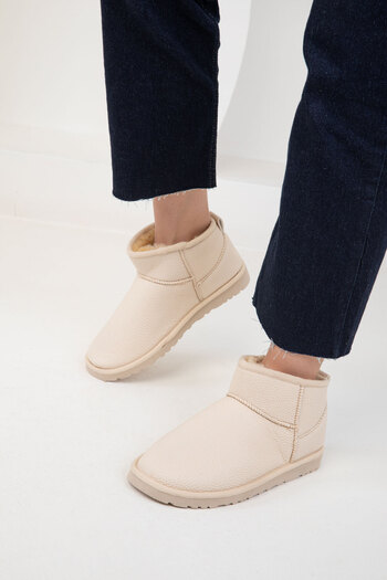 SOHO Μπεζ Γυναικείες Μπότες - 20024 Model Bootie