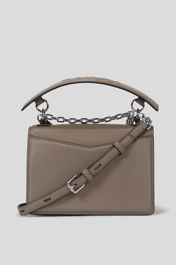 Karl Lagerfeld Semiš + kůže béžová dámská 15x37x9,5 cm taška přes rameno 246W3040