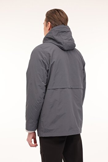 lumberjack Ml ghost 2-urbn-5 4pr grey men's short coat