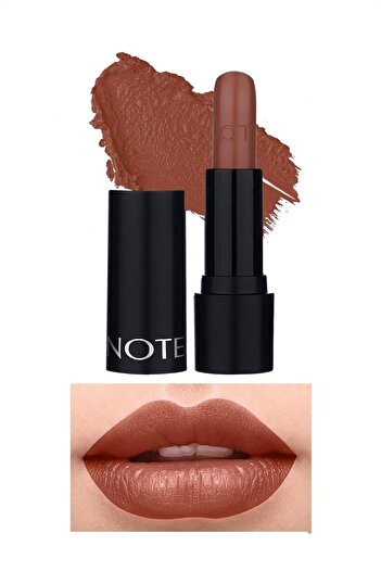 Note Cosmetics Deep Impact Lipstick 07 Warm Chocolatte Kremsi Dokulu Yarı Parlak Ruj - Kahverengi