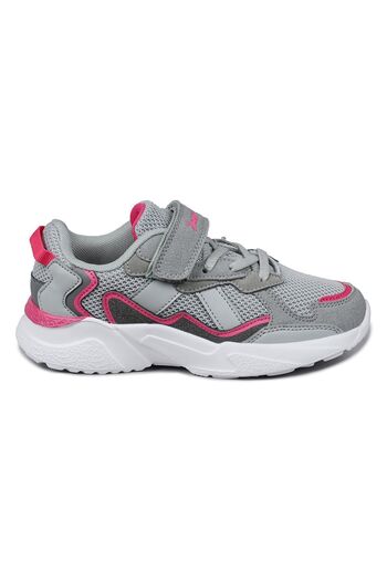 Jump 29189 Velcro Gray - Fuchsia Girl's Sneaker Casual Sneakers
