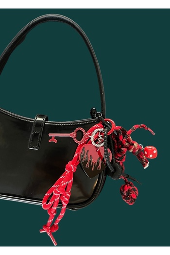 Charming Passion Knot Bag Charm Bag Accessory