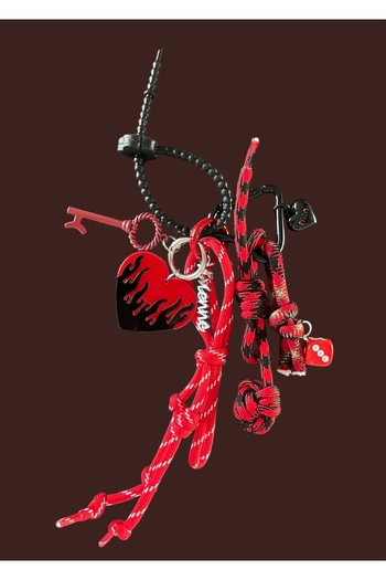 Charming Passion Knot Bag Charm Bag Accessory