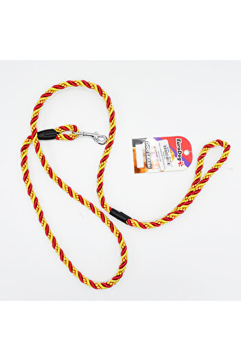 Eurodog Dog Extension 8mm x 120cm Yellow Red