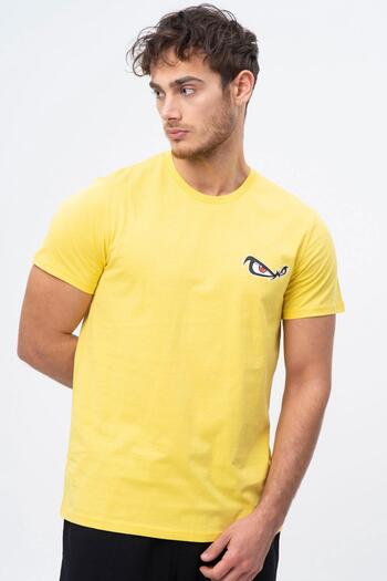 No Fear Mustard Crew Neck Short Sleeve Jersey Men's T-shirt.m50047