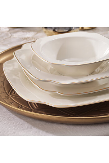 Schafer Royalty Yemek Takımı 24 Parça-Gold