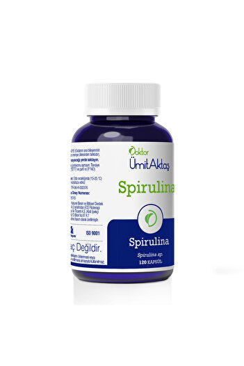 Dr. Ümit Aktaş Spirulina - 120 Capsules - Food Supplement
