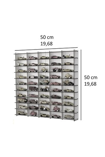 MrTemur Pleksi Kapaklı Hotwheels Duvar Rafı, Matchbox Duvar Rafı, Akrilik Kapaklı Araba Rafı,