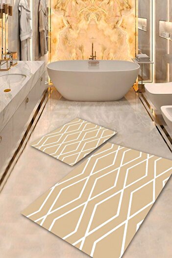Aldora Machine Washable Stain Resistant Mink Pvc Leather Non Slip Base Modern Bathroom Toilet Set Bps-6253