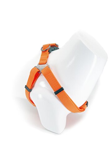 Tailpetz Orange Step-In Dog Chest Collar - Sturdy Adjustable and Easy to Wear