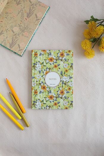 hiddenpaperco Floral Cloth Hardcover Notebook / Lined