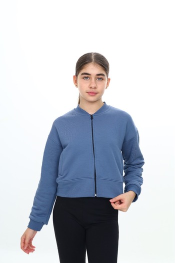 Toontoy Girl's Zippered Cardigan