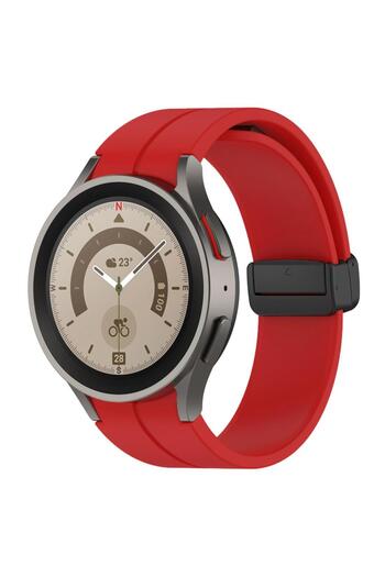 UnDePlus Samsung Galaxy Watch - 40mm, 44mm, 42mm, 43mm, 46mm, 47mm Adjustable Silicone Co with Lanyard Magnet