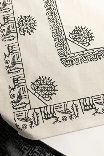 RH Rosehan Hitite Patterned Ethnic Tablecloth